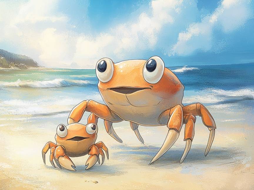 The Crab Who Tried to Walk Straight The Crab Who Tried to Walk Straight