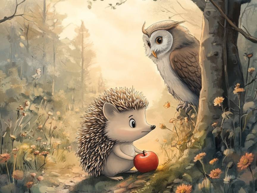 The Polite Little Hedgehog