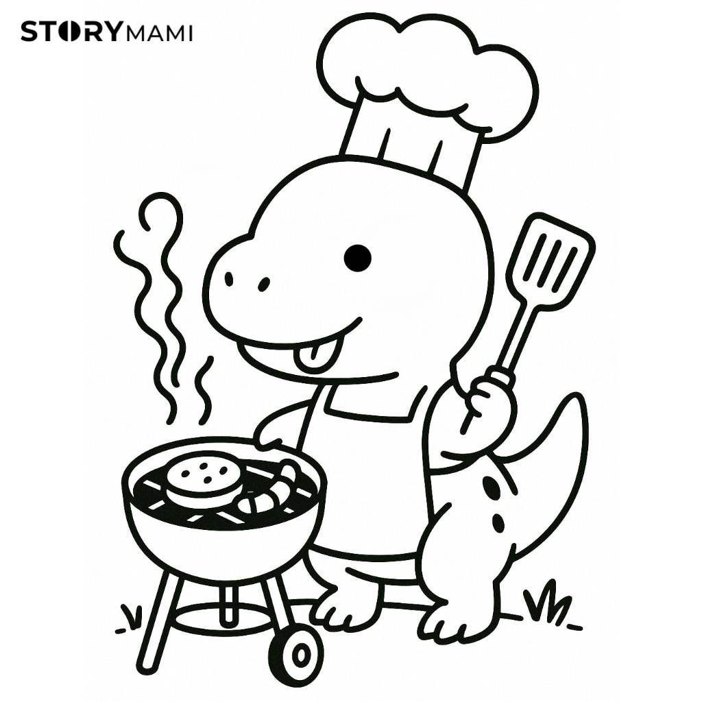 Chef Dinosaur BBQ