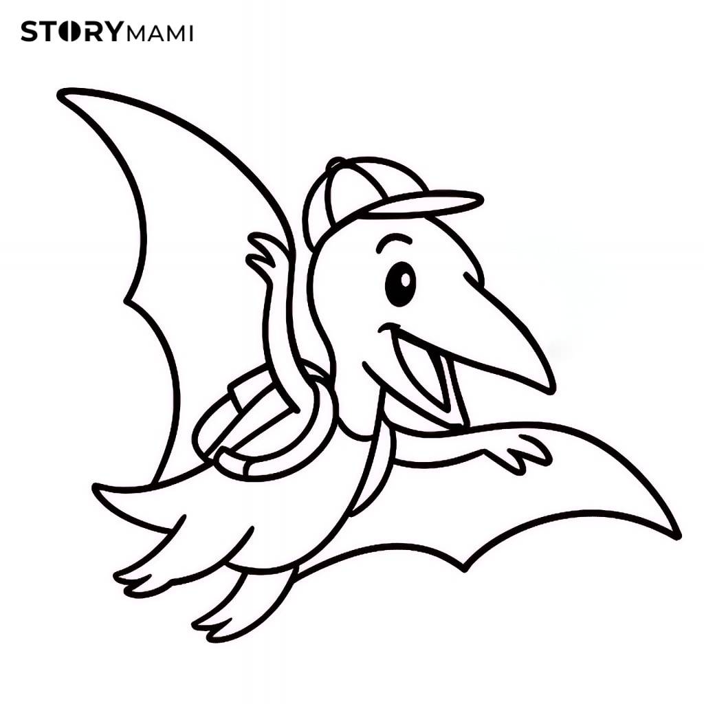 A Pterodactyl Goes to School