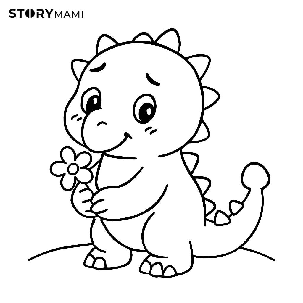 Shy Dinosaur