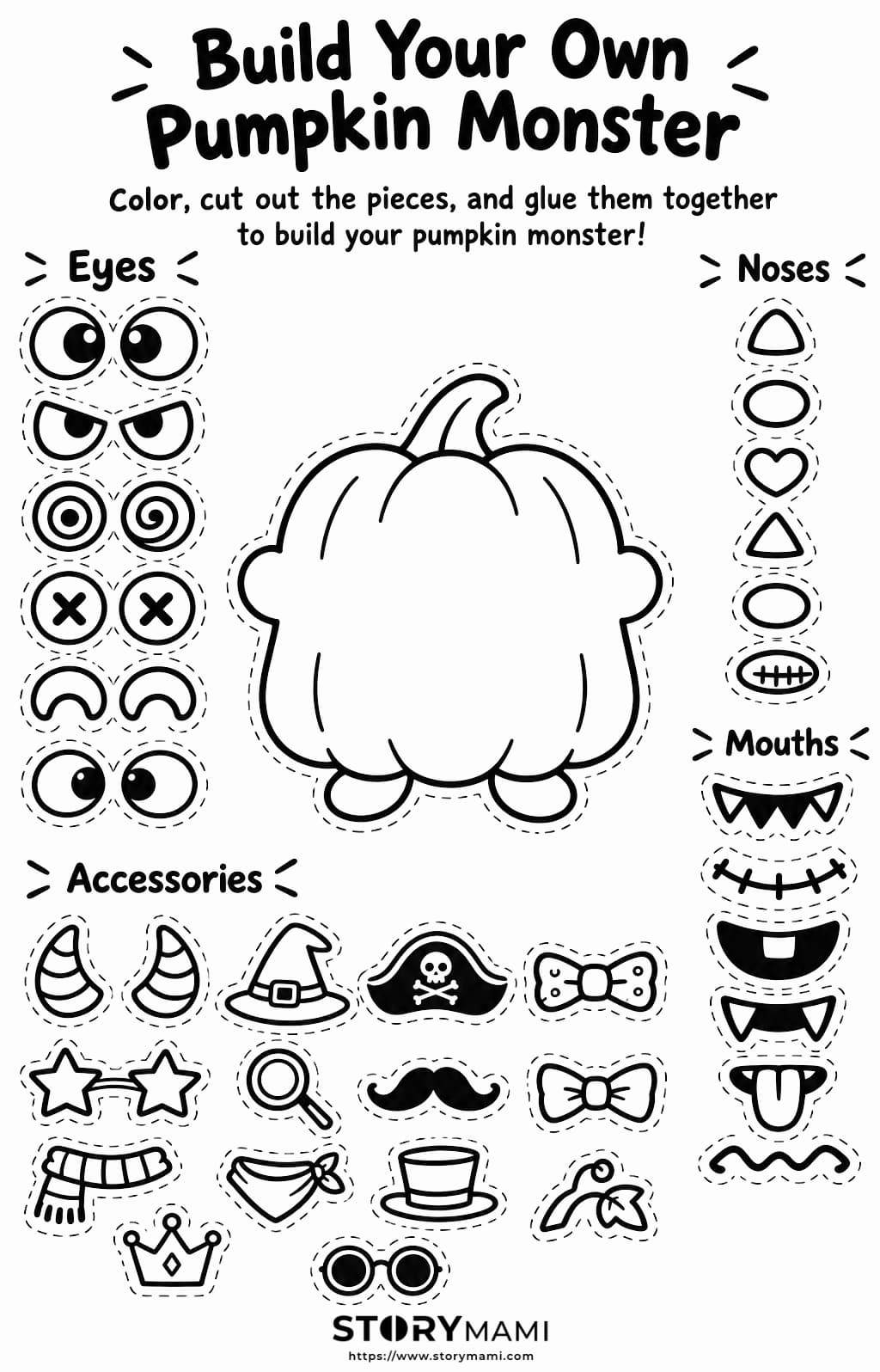 Build Your Own Pumpkin Monster