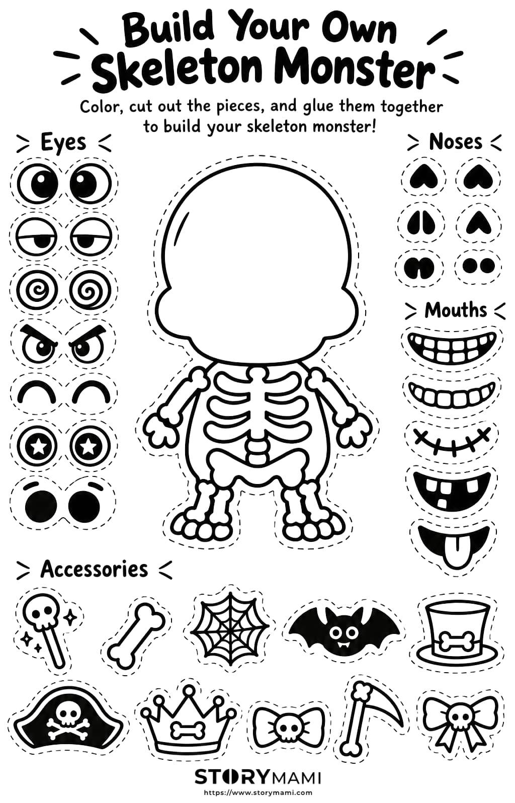 Build Your Own Skeleton Monster